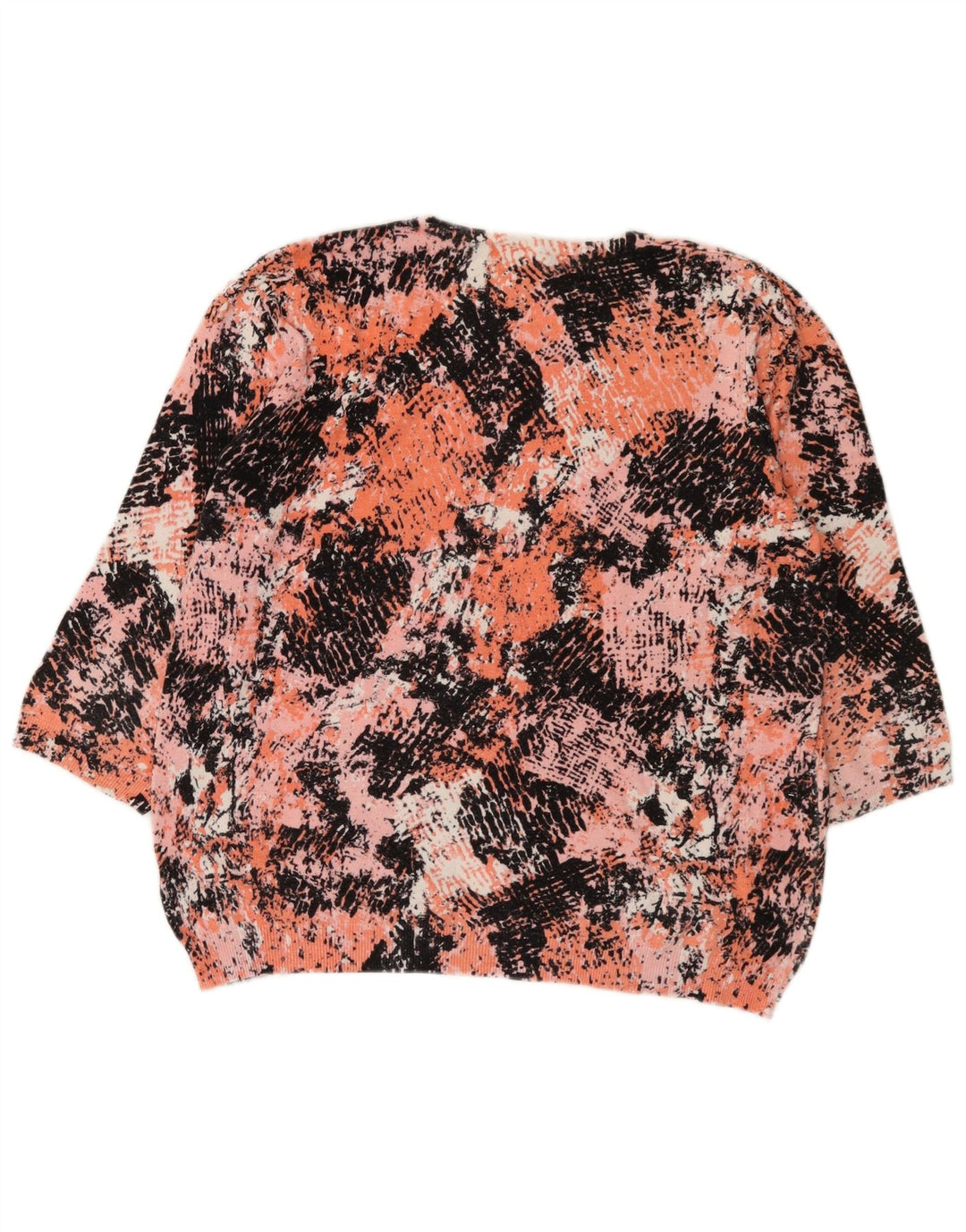 Marks & Spencer Pull à col rond pour femme Motif abstrait UK 16 Larg