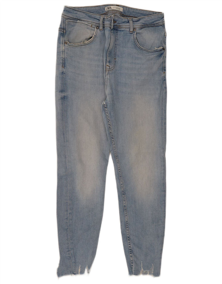 Zara Jean court pour homme EU 42 Large W32 L25 Bleu