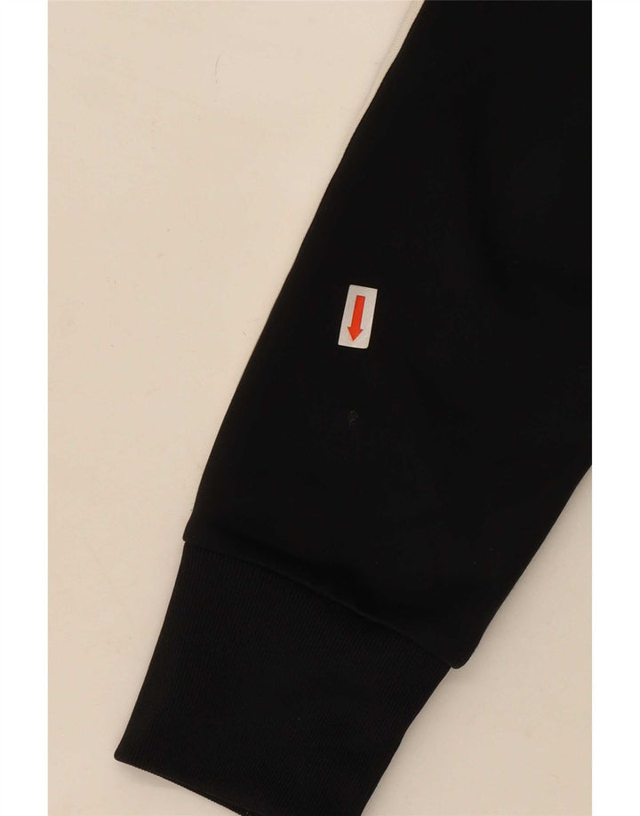 Adidas Veste de survêtement graphique pour femme UK 10 Petit Noir Polyester
