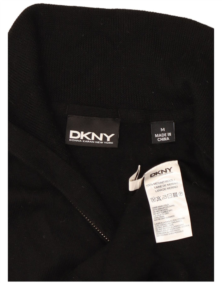 Dkny Pull Cardigan Homme Laine Noir Moyen