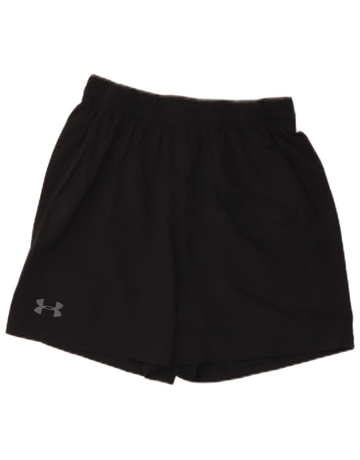 Under Armour Short de Sport Homme Petit Noir Polyester