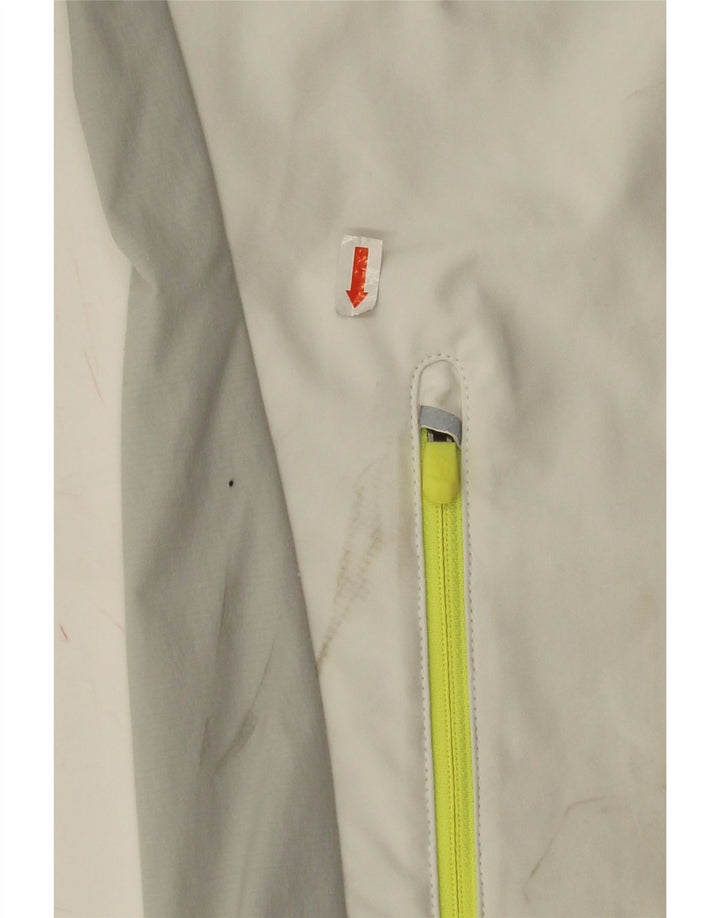 Jack Wolfskin Veste de survêtement pour femme UK 10 Small Gris Colourblock