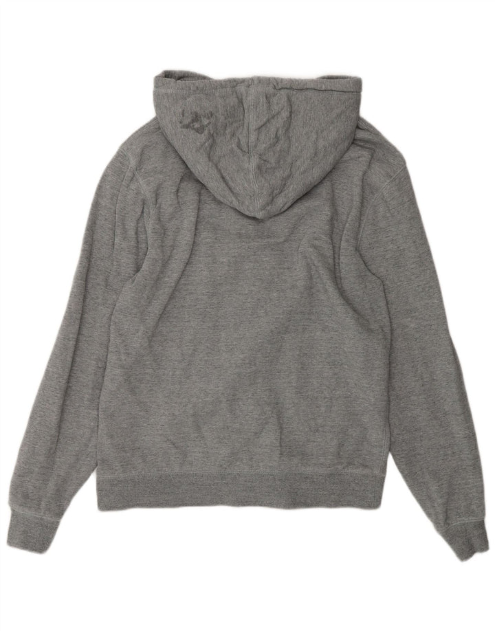 Jack Wills Pull à capuche zippé pour homme en coton gris moyen