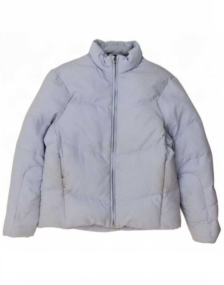 Crew Clothing Veste matelassée pour femme UK 12 Bleu moyen Polyester