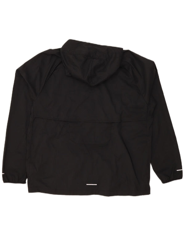 Nike Veste de survêtement à capuche pour homme Taille L Noir Polyester