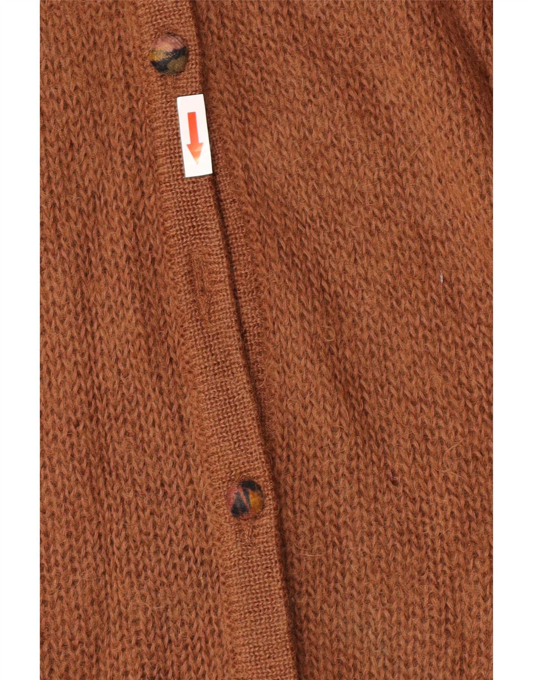 Beatrice Womens Cardigan Sweater IT 44 Medium Brown Mohair