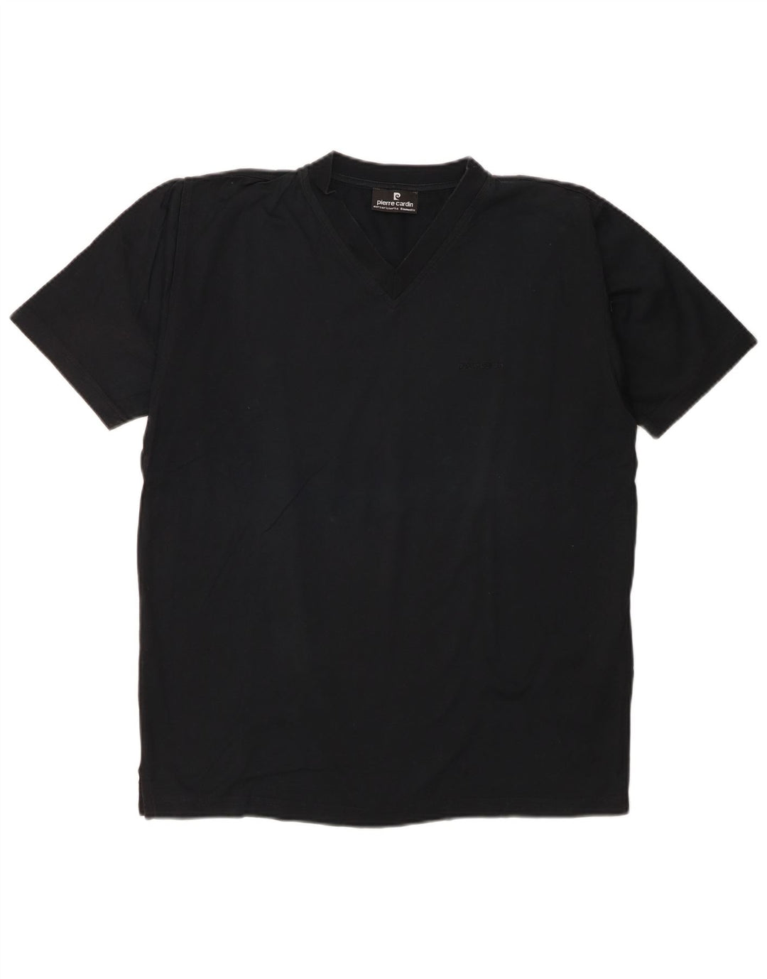 Pierre Cardin T-Shirt Homme Haut Noir Moyen Coton