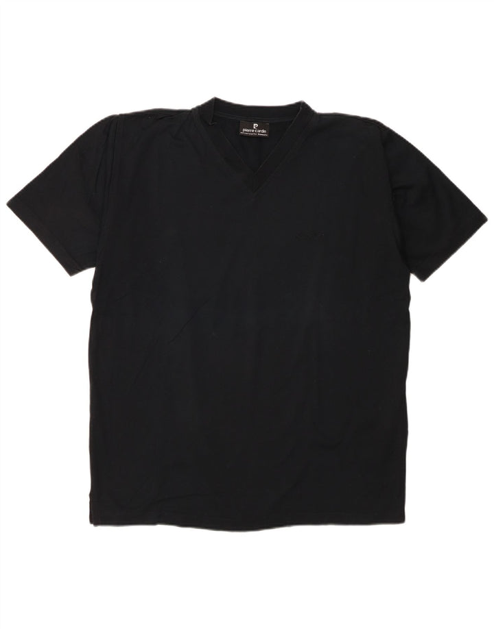 Pierre Cardin T-Shirt Homme Haut Noir Moyen Coton