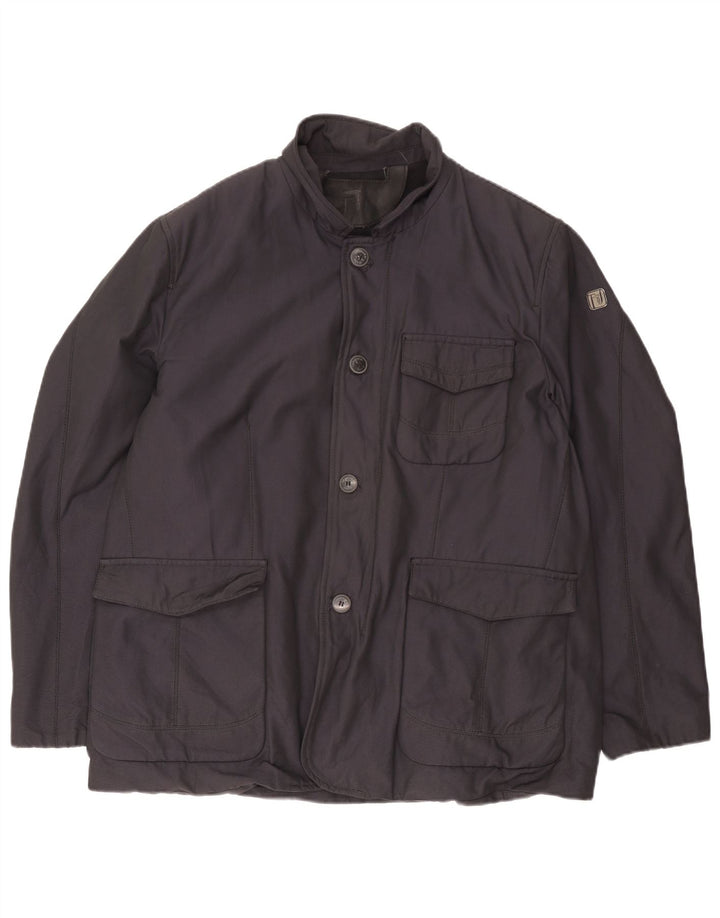 Trussardi Veste Utility Homme IT 58 4XL Bleu Marine Polyester
