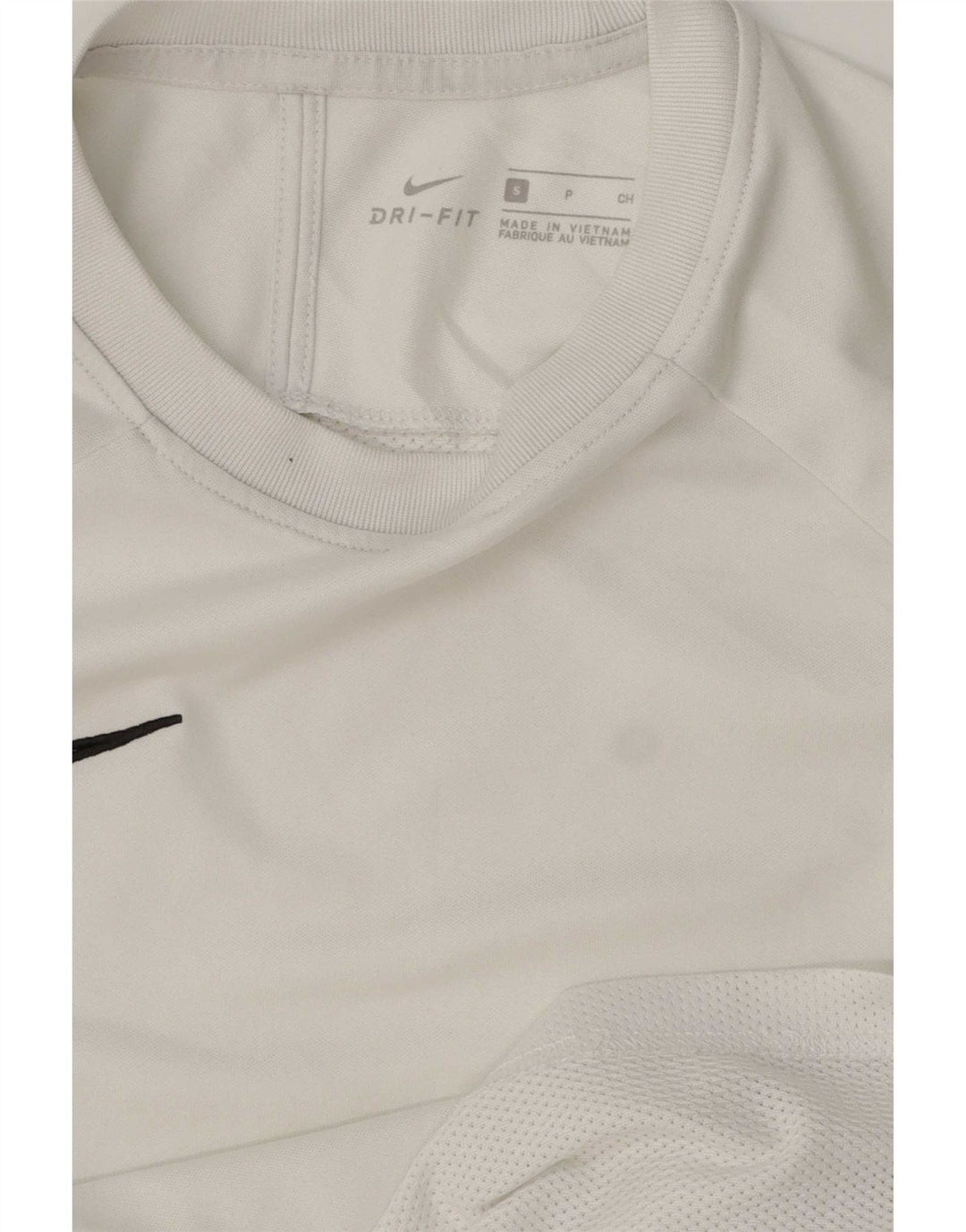 Nike Hommes Dri Fit T-Shirt Haut Petit Blanc Colorblock