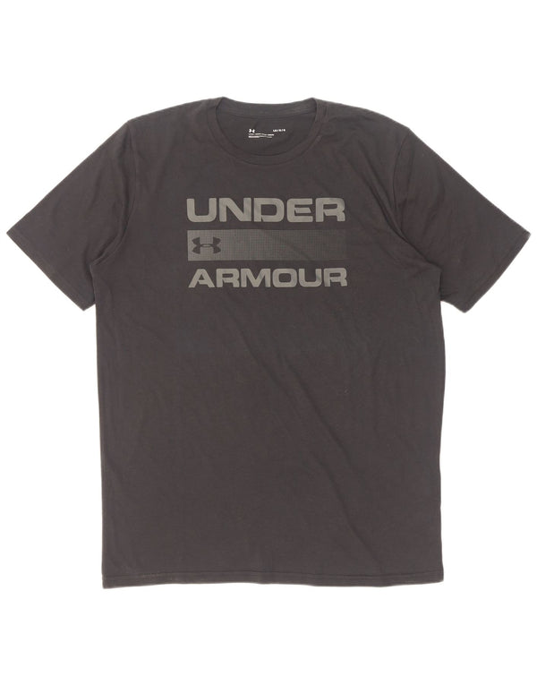 Under Armour T-Shirt Graphique Homme Grand Noir Coton