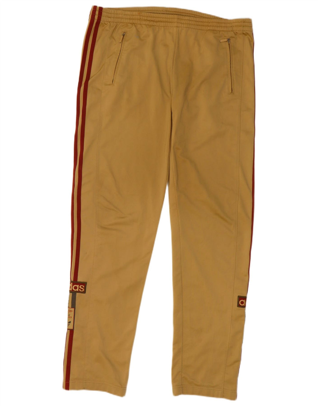 Adidas Pantalon de Survêtement Graphique Homme Kaki Moyen Polyester
