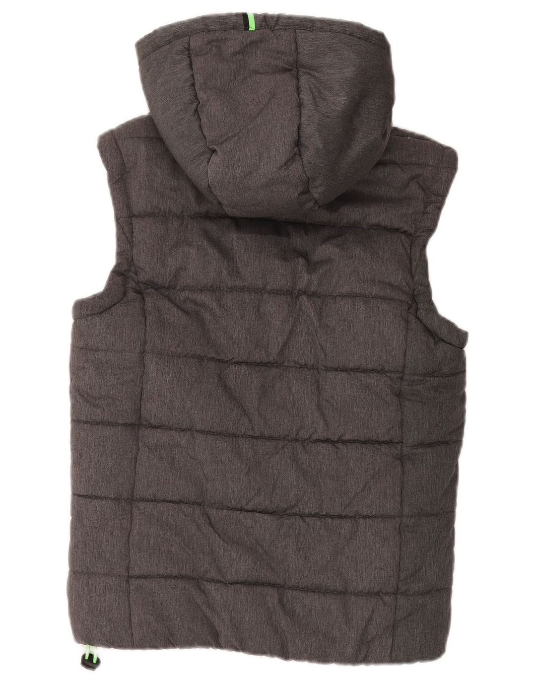 Superdry Gilet rembourré pour homme UK 38 Gris moyen Polyester