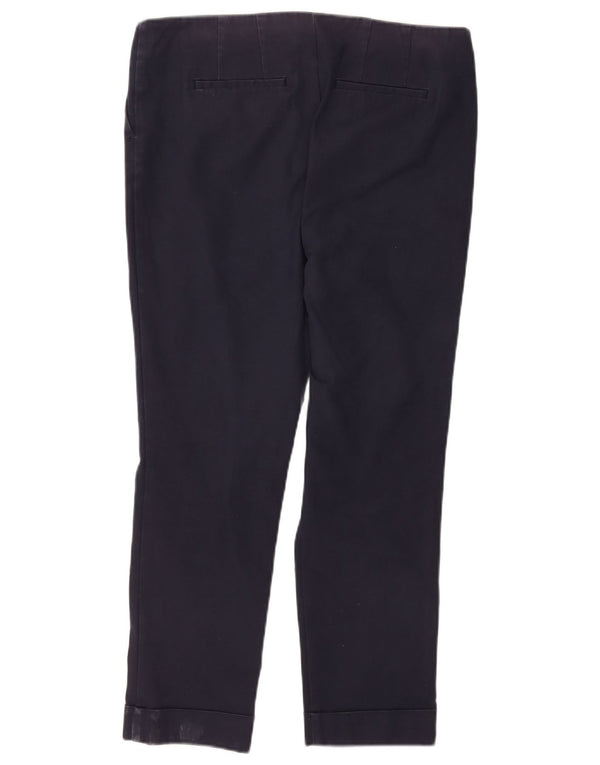 Boden Pantalon court skinny pour femme UK 44 Large W34 L25 Bleu marine Coton