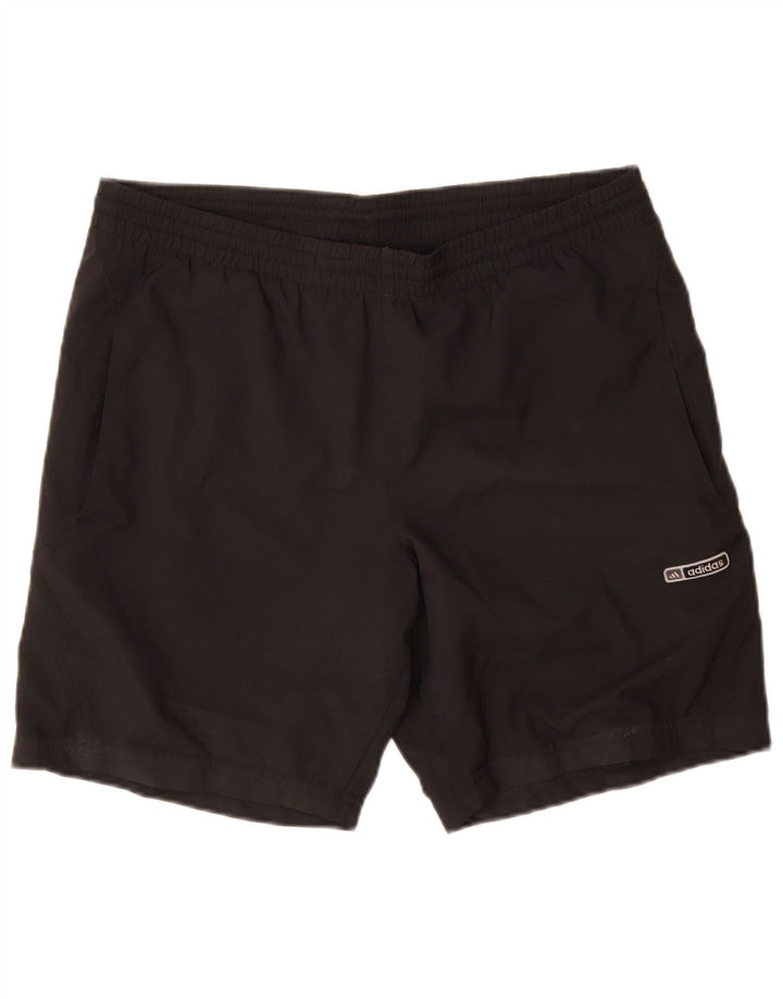 Adidas Short de sport pour homme Large Noir Polyester