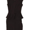 Lipsy Femme Robe Peplum UK 8 Small Noir Polyester