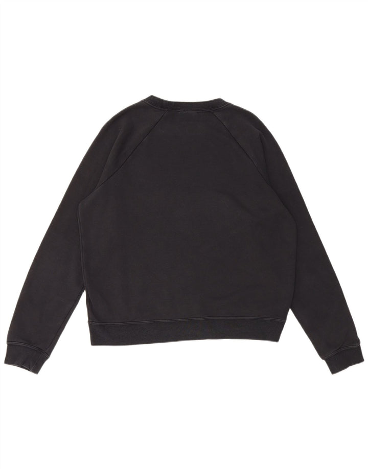 Nike Sweat-shirt surdimensionné pour femme UK 10 Petit coton noir