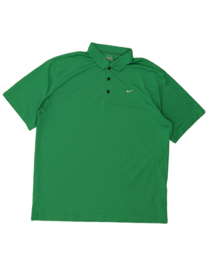 NIKE Polo Dri Fit Homme XL Vert Polyester