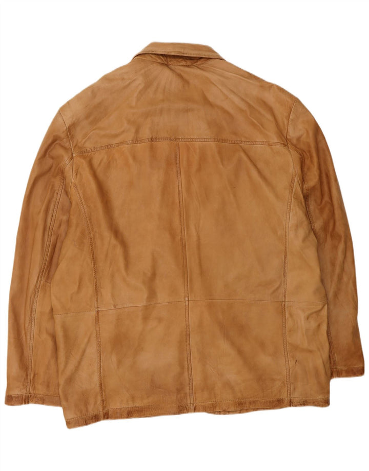 A.W.DUNMORE Veste en cuir pour homme IT 58 4XL Cuir marron