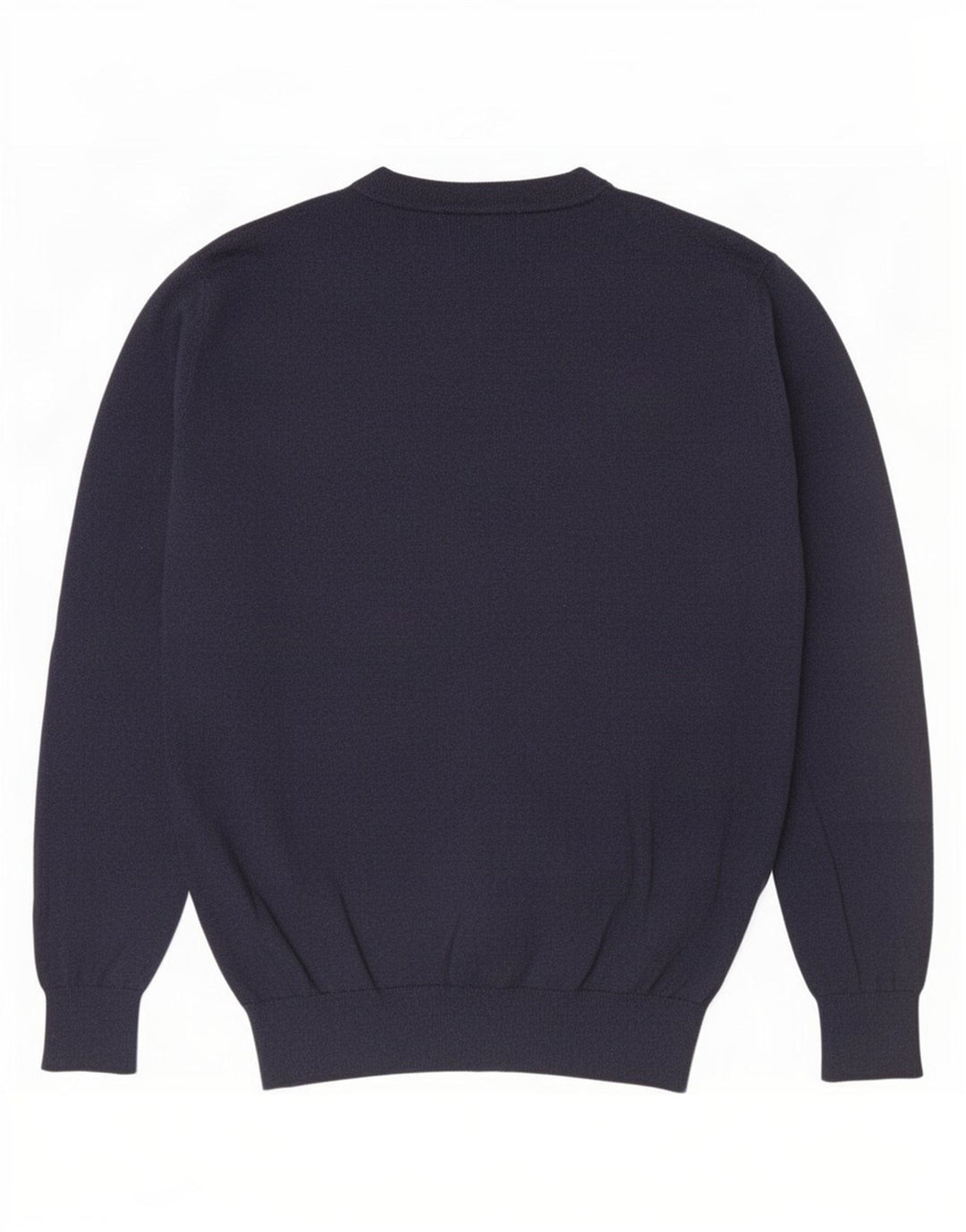 Massimo Dutti Pull Col V Homme Bleu Marine Moyen