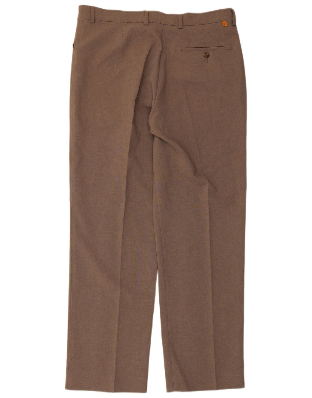 FARAH Pantalon décontracté droit homme W36 L31 Marron Polyester