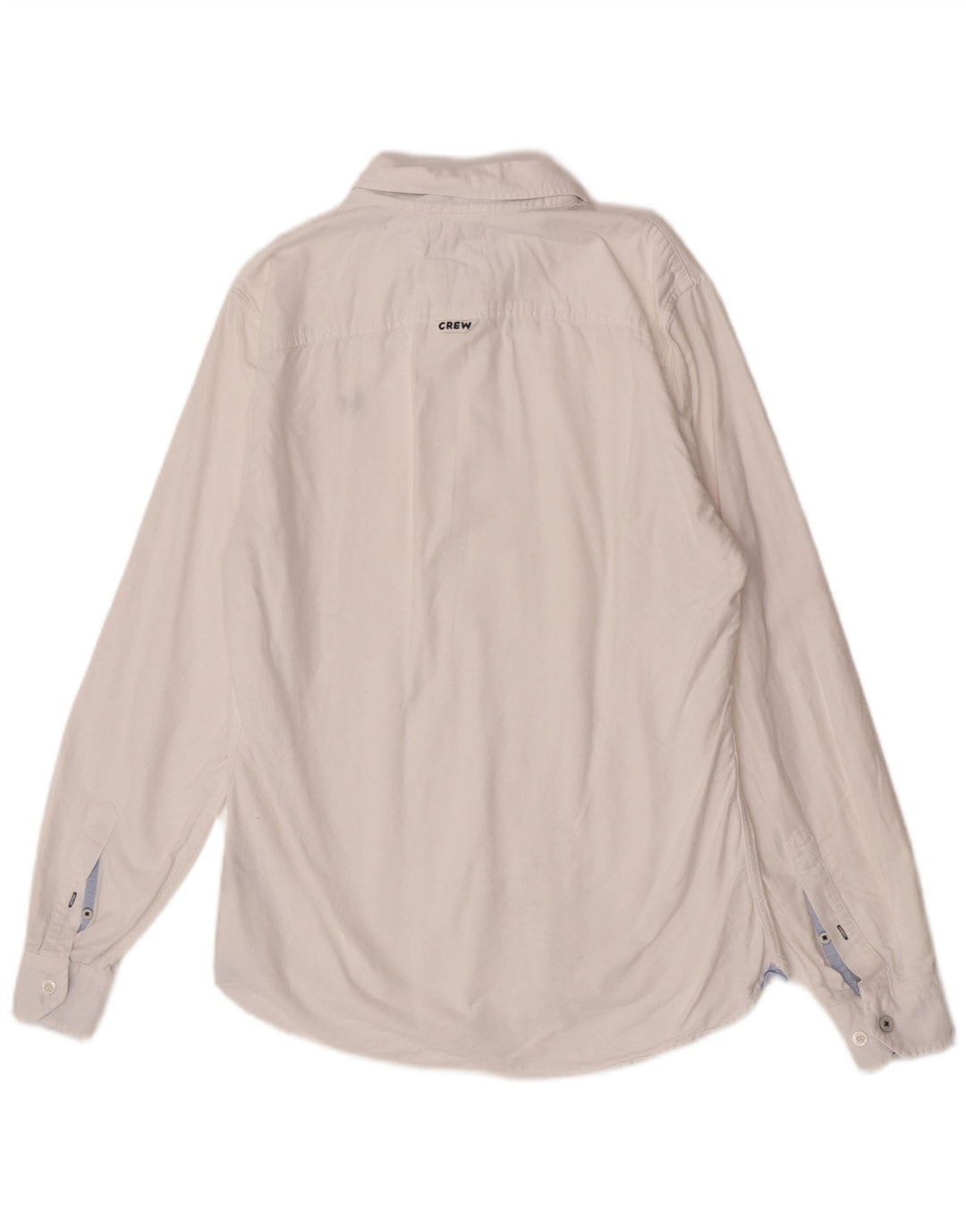 Crew Clothing Chemise Slim Fit Homme Coton Blanc Moyen