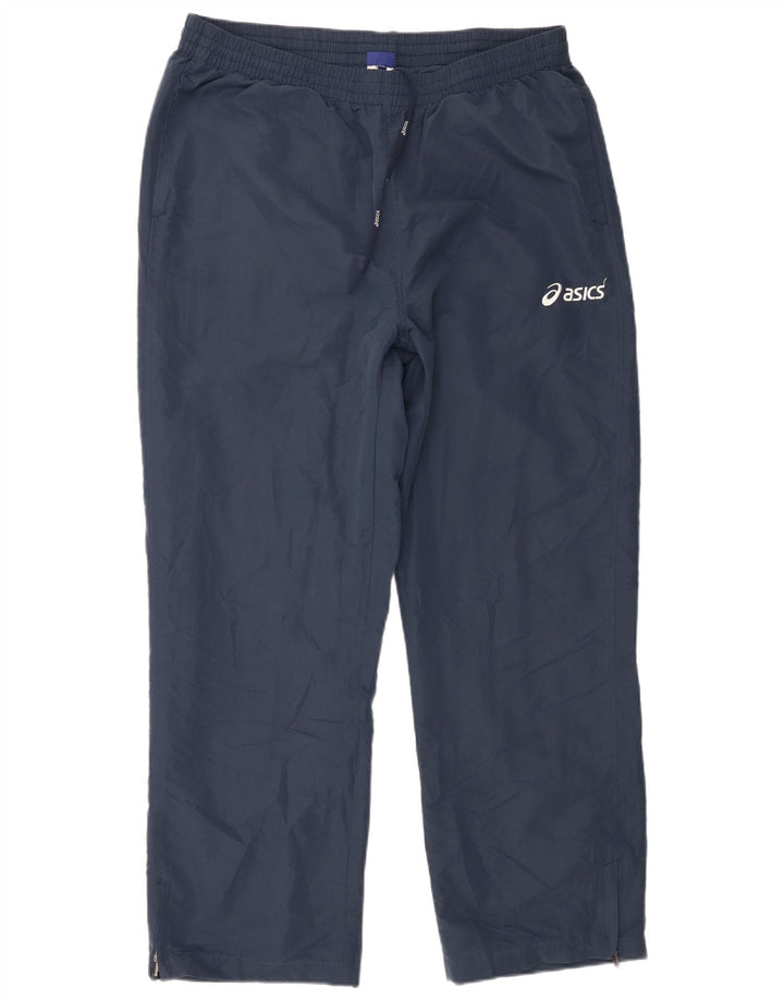 Asics Pantalon de Survêtement Garçon 15-16 ans 3XL Bleu Marine Polyester
