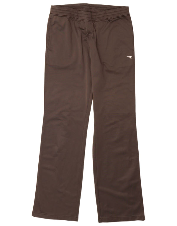 DIADORA Pantalon de survêtement pour femme UK 12 Gris moyen Polyester
