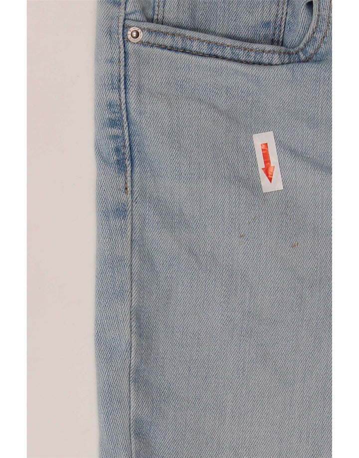 Levi's Short en Jean Taille Haute 724 Femme W26 Petit Bleu Coton