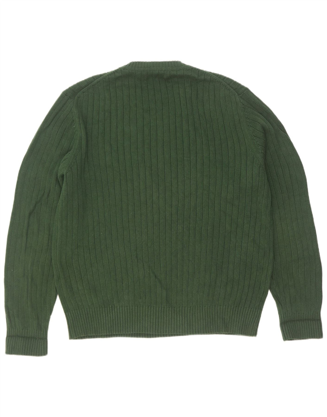 Nautica Pull à col rond pour homme Vert Taille L