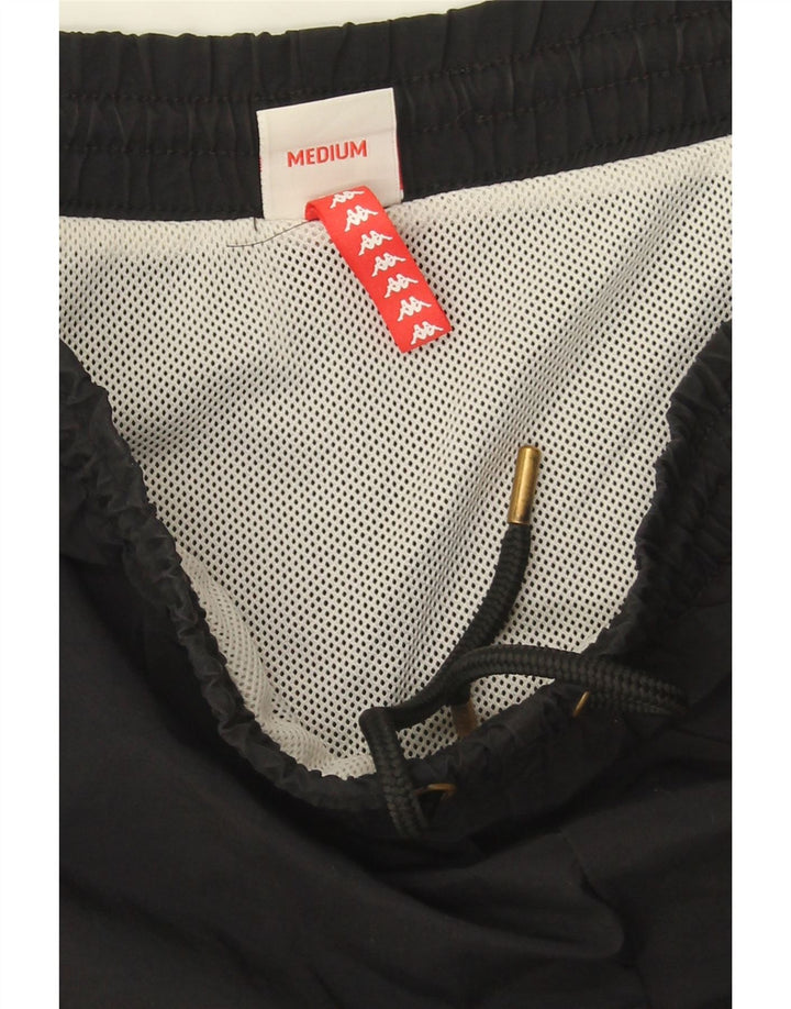 Kappa Short de Sport Graphique Homme Noir Moyen