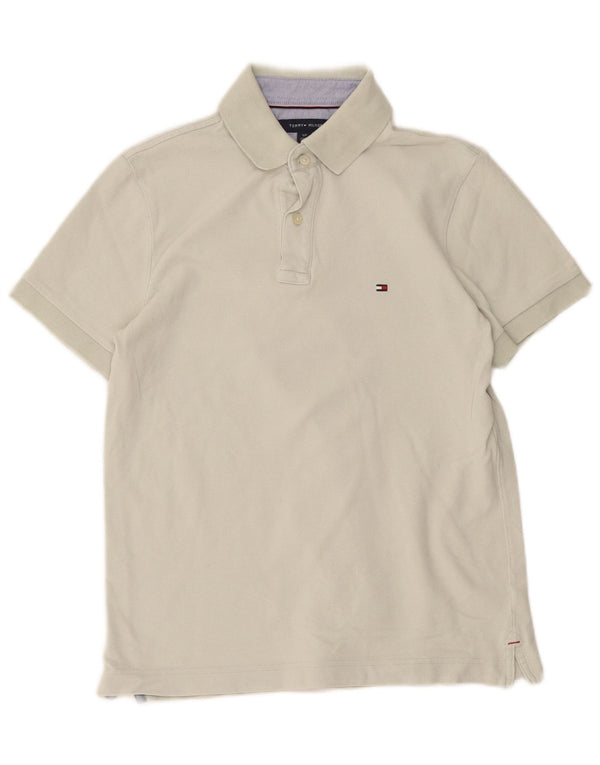Tommy Hilfiger Polo sur mesure pour homme en coton vert petit