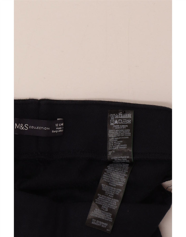 Marks & Spencer Leggings Femme UK 38 Bleu Marine Moyen Polyester