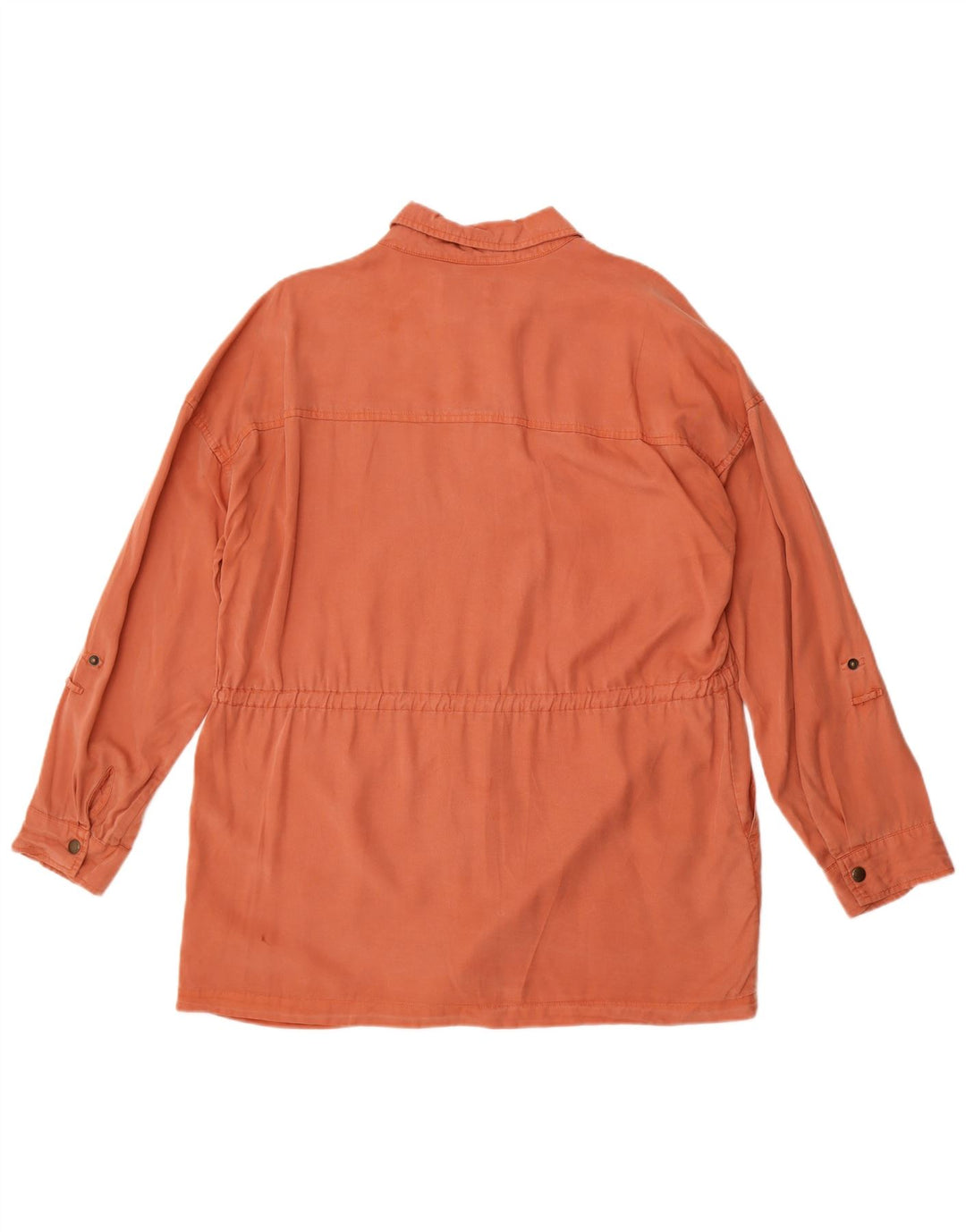 Fat Face Veste utilitaire surdimensionnée pour femme UK 16 Large Rouge Lyocell