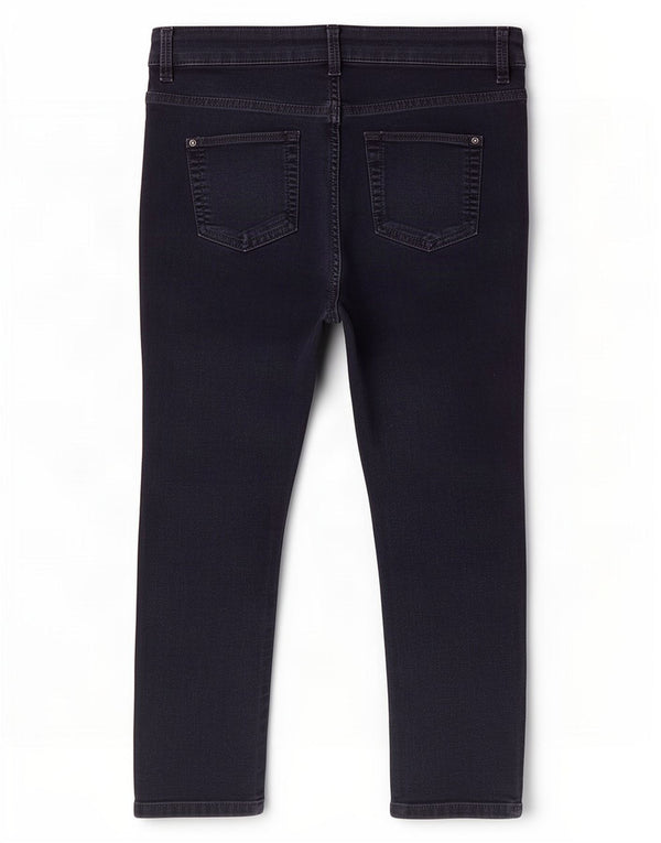 Marks & Spencer Jean Capri Skinny pour femme UK 10 Small W28 L21 Bleu marine