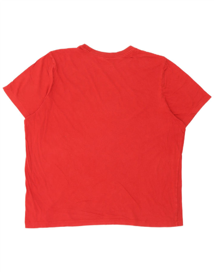 Nike T-shirt pour homme en coton rouge 2XL