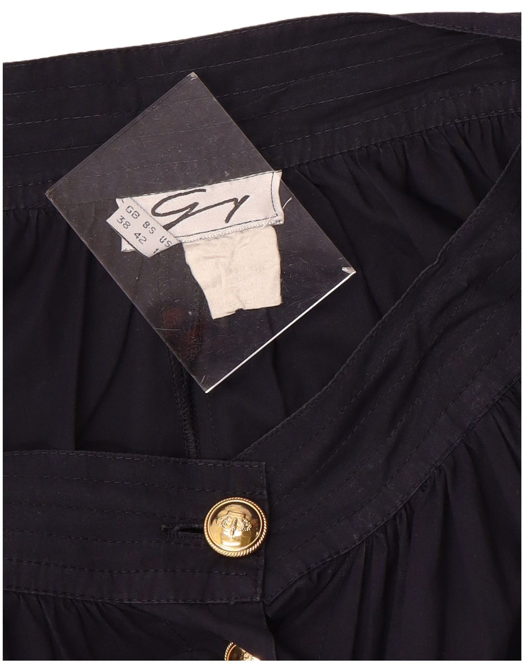 GENNY Jupe évasée Femme EU 38 Medium W28 Bleu Marine