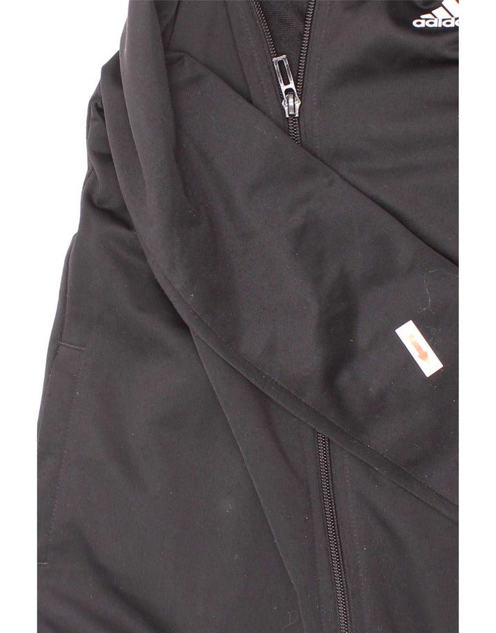 Adidas Veste de Survêtement Graphique Garçon 9-10 Ans Noir Polyester