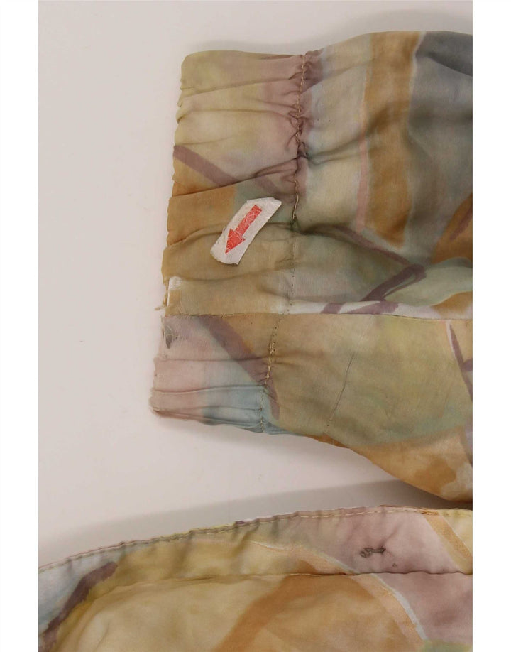 C & A Veste de pluie à motif abstrait pour femme UK 16 Large Multicolore