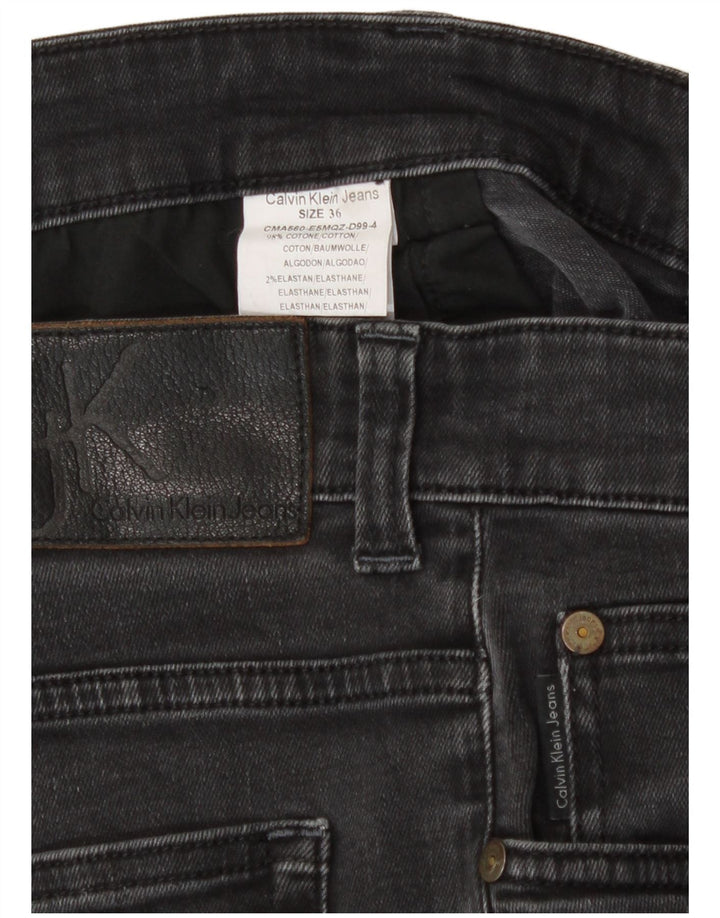Calvin Klein Jean droit homme W36 L32 gris coton