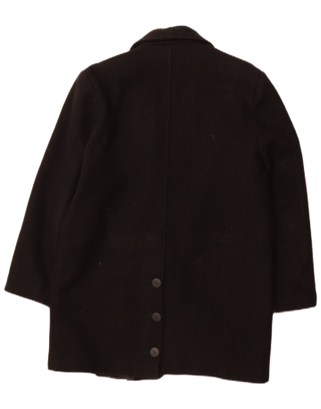 ST. BERNARD Womens Overcoat UK 14 Medium  Black Wool