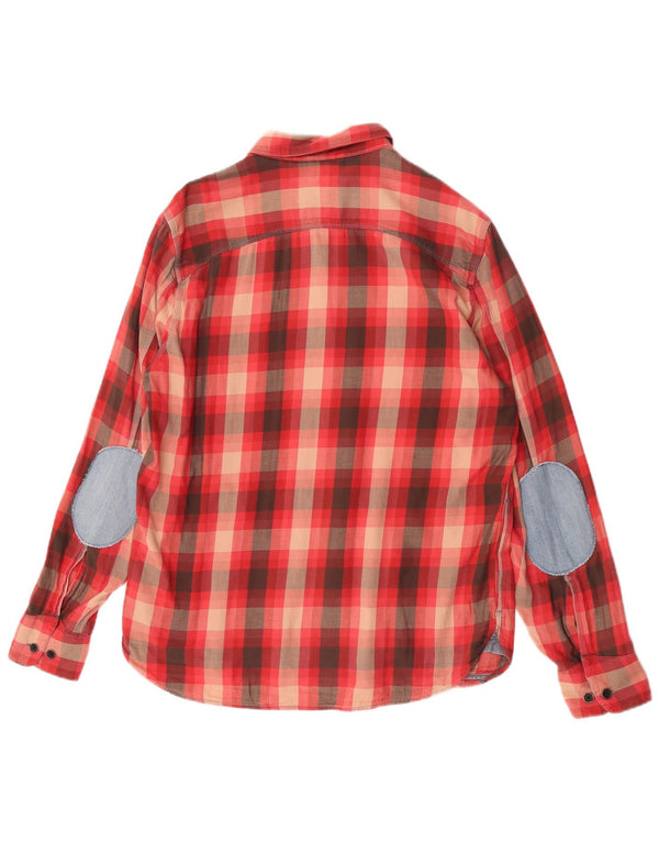 Levi's Chemise Flannel Homme Rouge à Carreaux Large Coton