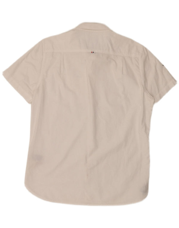 Superdry Chemise à Manches Courtes Homme XL Coton Blanc