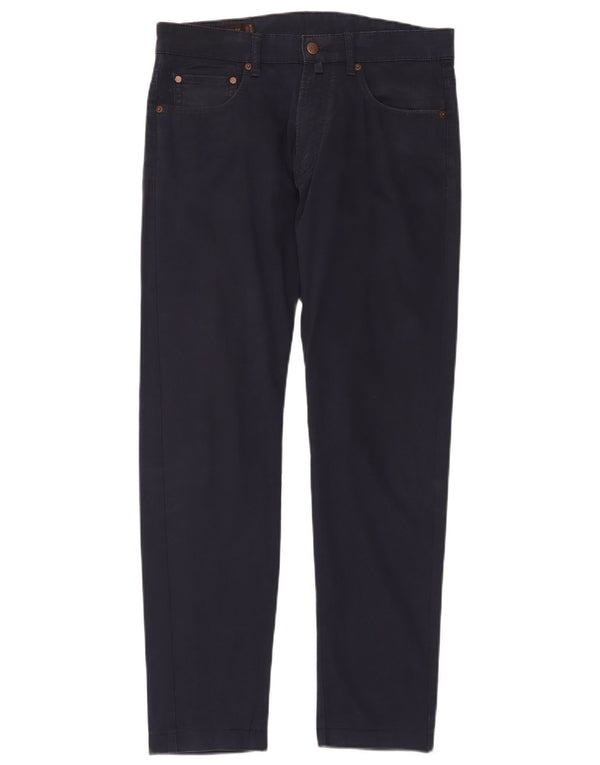 Marlboro Classics Pantalon décontracté slim pour homme W32 L31 Bleu marine