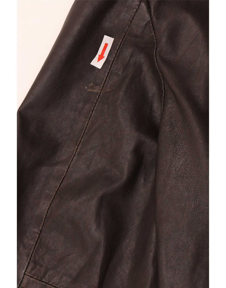 Superdry Veste en cuir militaire pour homme UK 42 XL Marron