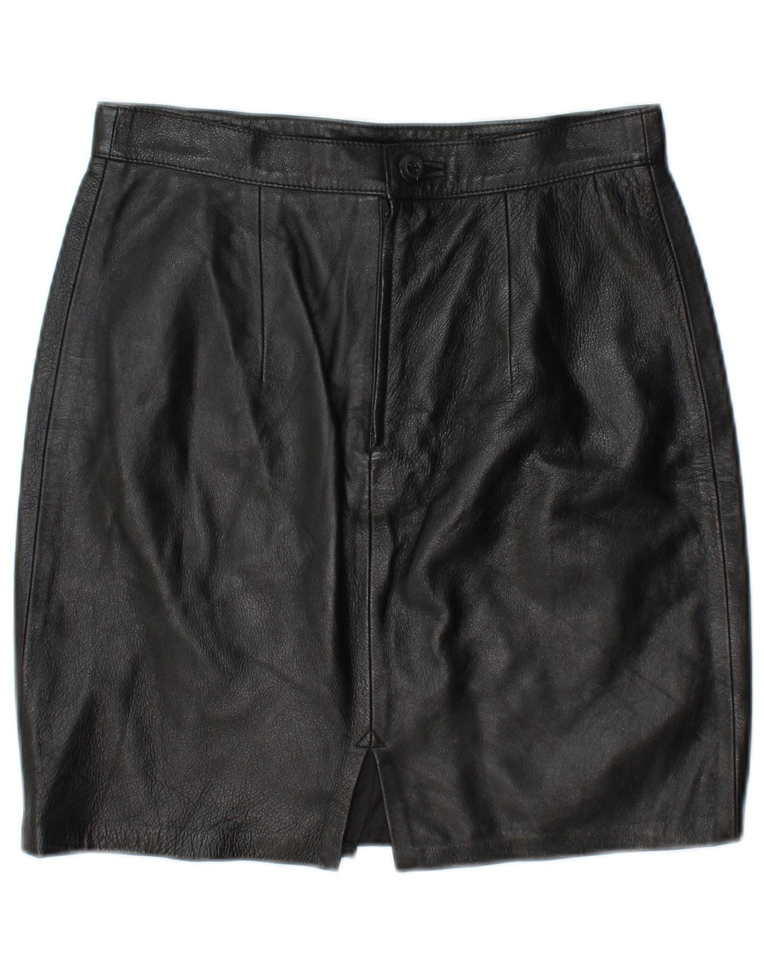 MARY ALBERT Jupe en cuir pour femme IT 44 Medium W28 Cuir noir