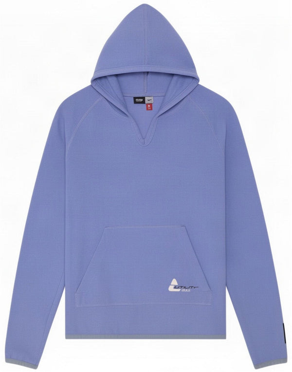 Gas Pull polaire à capuche pour femme UK 10 Petit Bleu Polyester