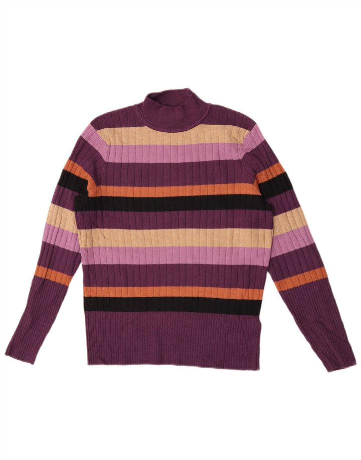 Marks & Spencer Pull col roulé pour femme UK 12 Violet moyen