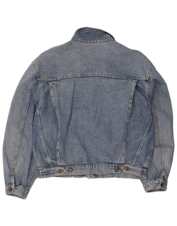 Wampum Veste en jean pour femme UK 16 Large Bleu