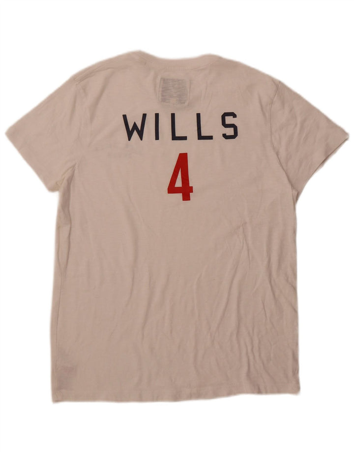 JACK WILLS T-Shirt Graphique Homme Grand Blanc Coton